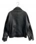 UNIVERSAL PRODUCTS. (ユニバーサルプロダクツ) GOATLEATHER DRIZZLER JACKET　241-60401 ブラック サイズ:2：51000円