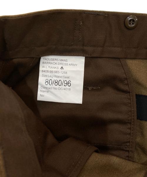 MILITARY（ミリタリー）MILITARY (ミリタリー) ミリタリーパンツ　イギリス軍 ブラウン サイズ:80/80/96の古着・服飾アイテム