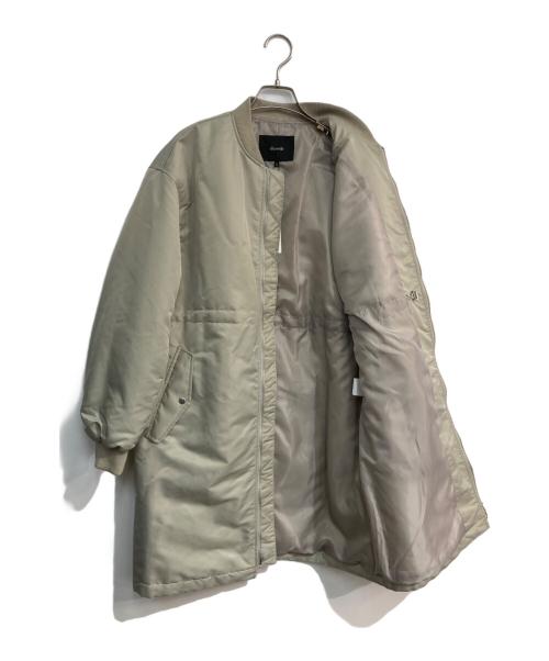 allureville（アルアバイル）allureville (アルアバイル) ナイロンツイルロングMA-1 グレー サイズ:2 未使用品の古着・服飾アイテム