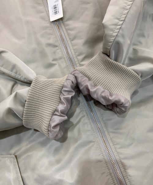 allureville（アルアバイル）allureville (アルアバイル) ナイロンツイルロングMA-1 グレー サイズ:2 未使用品の古着・服飾アイテム