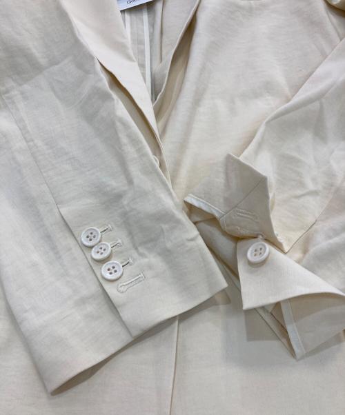 theory（セオリー）theory (セオリー) Good Crunch Wash Straight Blazer J アイボリー サイズ:8 未使用品の古着・服飾アイテム