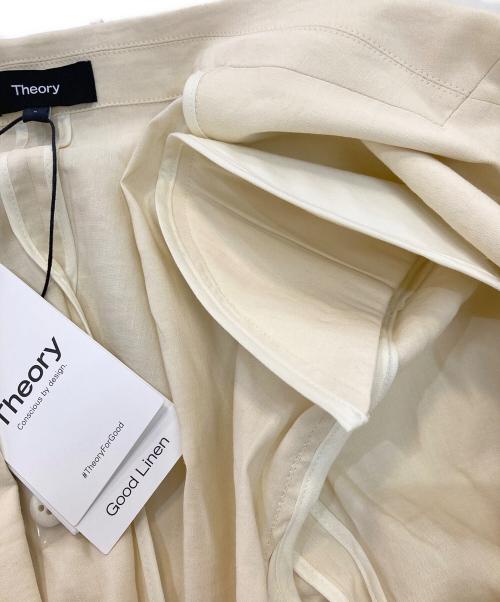 theory（セオリー）theory (セオリー) Good Crunch Wash Straight Blazer J アイボリー サイズ:8 未使用品の古着・服飾アイテム