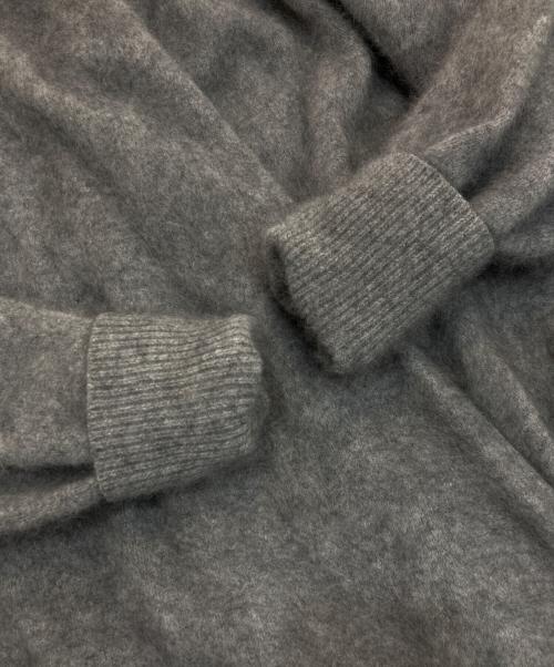 Noble（ノーブル）Noble (ノーブル) ファーニットパフカーディガン グレー サイズ:Freeの古着・服飾アイテム