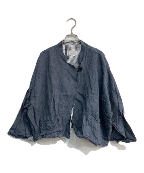GALLEGO DESPORTES（ギャレゴデスポート）GALLEGO DESPORTES (ギャレゴデスポート) リネンジャケット インディゴ サイズ:Sの古着・服飾アイテム