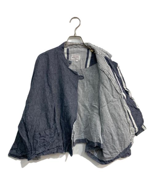 GALLEGO DESPORTES（ギャレゴデスポート）GALLEGO DESPORTES (ギャレゴデスポート) リネンジャケット インディゴ サイズ:Sの古着・服飾アイテム