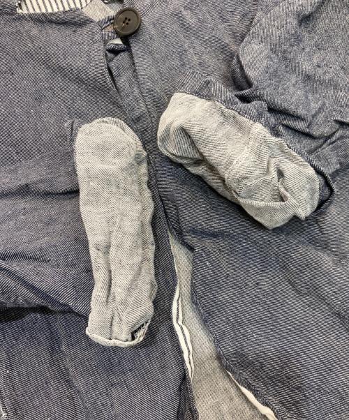 GALLEGO DESPORTES（ギャレゴデスポート）GALLEGO DESPORTES (ギャレゴデスポート) リネンジャケット インディゴ サイズ:Sの古着・服飾アイテム