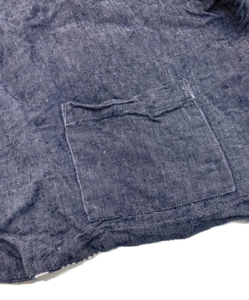 GALLEGO DESPORTES（ギャレゴデスポート）GALLEGO DESPORTES (ギャレゴデスポート) リネンジャケット インディゴ サイズ:Sの古着・服飾アイテム