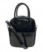 COMME des GARCONSコムデギャルソン）の古着「カウレザー ショルダーバッグ」｜ブラック