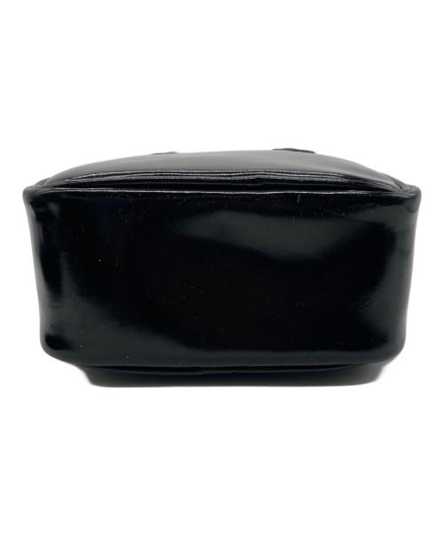 COMME des GARCONS（コムデギャルソン）COMME des GARCONS (コムデギャルソン) カウレザー ショルダーバッグ ブラックの古着・服飾アイテム