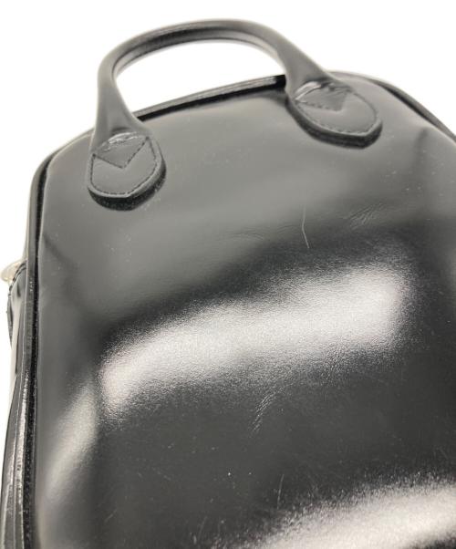 COMME des GARCONS（コムデギャルソン）COMME des GARCONS (コムデギャルソン) カウレザー ショルダーバッグ ブラックの古着・服飾アイテム