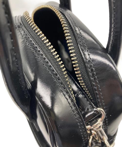 COMME des GARCONS（コムデギャルソン）COMME des GARCONS (コムデギャルソン) カウレザー ショルダーバッグ ブラックの古着・服飾アイテム