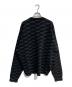BALENCIAGA (バレンシアガ) BBモノグラムロゴジャガードセーター 23SS 　733859 ブラック サイズ:L：50000円