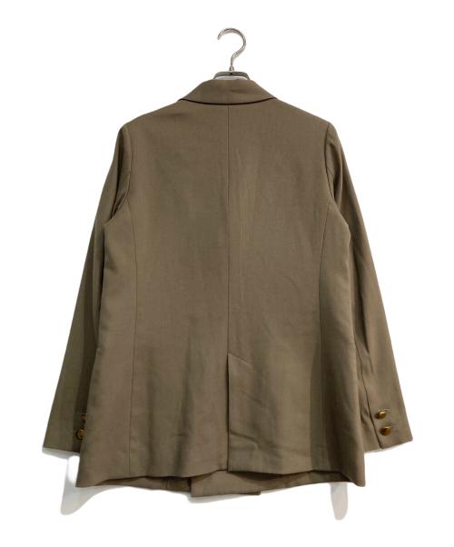 Noble（ノーブル）Noble (ノーブル) ピークドジャケット ブラウン サイズ:36の古着・服飾アイテム