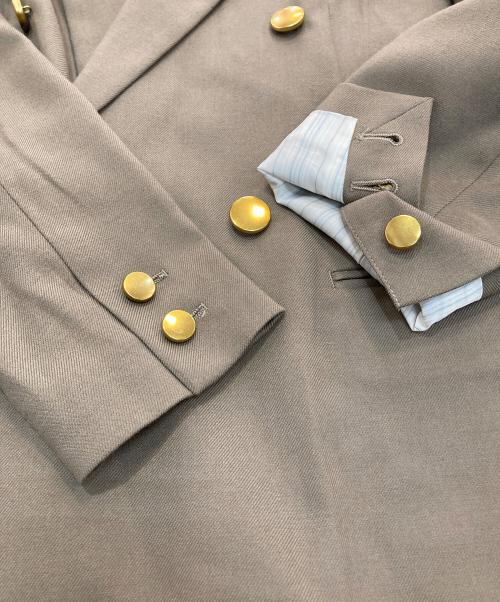Noble（ノーブル）Noble (ノーブル) ピークドジャケット ブラウン サイズ:36の古着・服飾アイテム