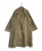 MUSEミューズ）の古着「HIGH POP トレンチコート」｜ブラウン