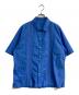 EDIFICE（エディフィス）の古着「ポプリン ピンタック シャツ　24051300100618」｜ブルー
