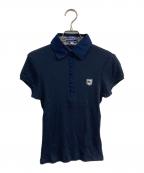 BURBERRY BLUE LABELバーバリーロンドンブルーレーベル）の古着「ポロシャツ」｜ネイビー