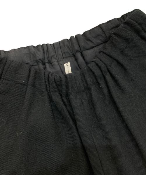 GOSH（ゴーシュ）GOSH (ゴーシュ) ウールカツラギワイドパンツ　G174-P024 ブラック サイズ:2の古着・服飾アイテム
