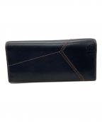 LOEWEロエベ）の古着「パズル ステッチ 長財布」｜ブラック