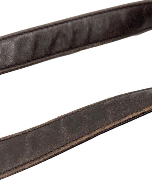 LOEWE MADRID（ロエベ）LOEWE MADRID (ロエベ) フラメンコ 28 巾着 ナッパレザー タッセル ショルダーバッグ ボルドーの古着・服飾アイテム