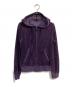 BURBERRY BLUE LABEL（バーバリーロンドンブルーレーベル）の古着「ベロアジップパーカー」｜パープル