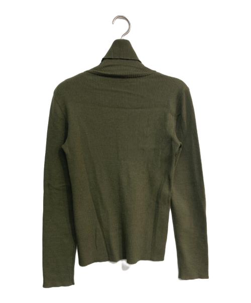 Max Mara WEEK END LINE（マックスマーラ ウイークエンドライン）MAX MARA WEEK END LINE (マックスマーラ ウイークエンドライン) タートルネックニット カーキ サイズ:Mの古着・服飾アイテム