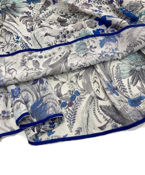 ANAYI（アナイ）ANAYI (アナイ) ドローイングボタニカルボウ ワンピース　24SS　 BUCOL社　102417-14-270 ブルー サイズ:36の古着・服飾アイテム