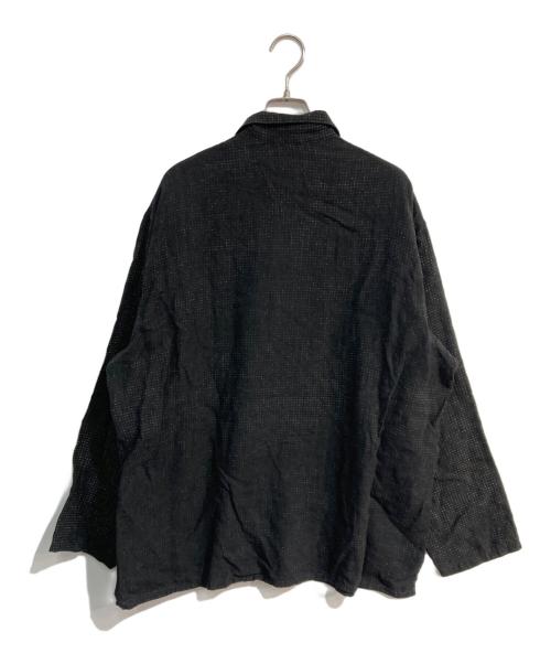 COMOLI（コモリ）COMOLI (コモリ) リネンドット シャツジャケット ブラウン サイズ:2の古着・服飾アイテム