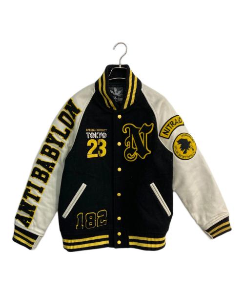 NITRAID（ナイトレイド）NITRAID (ナイトレイド) ANTI BABYLON スタジャン ブラック×イエロー サイズ:Mの古着・服飾アイテム