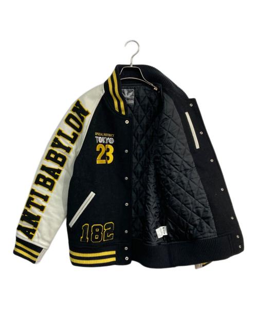 NITRAID（ナイトレイド）NITRAID (ナイトレイド) ANTI BABYLON スタジャン ブラック×イエロー サイズ:Mの古着・服飾アイテム