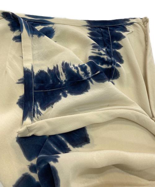 RHC Ron Herman（アールエイチシー ロンハーマン）RHC Ron Herman (アールエイチシー ロンハーマン) シルクスカート　3410500079 ベージュ×ネイビー サイズ:XSの古着・服飾アイテム