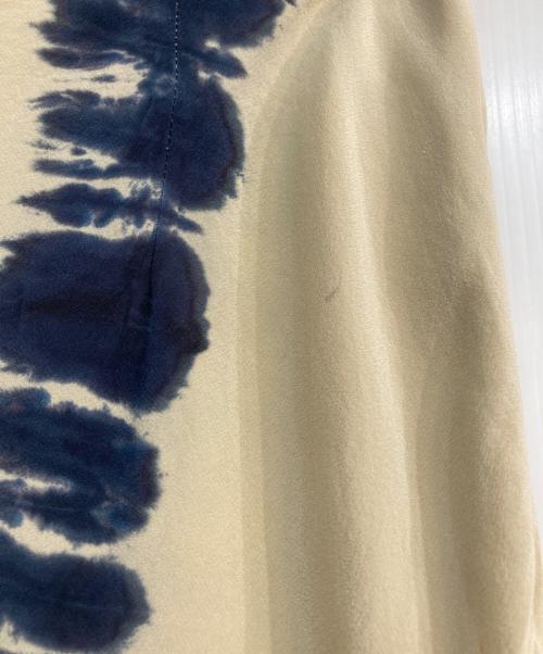 RHC Ron Herman（アールエイチシー ロンハーマン）RHC Ron Herman (アールエイチシー ロンハーマン) シルクスカート　3410500079 ベージュ×ネイビー サイズ:XSの古着・服飾アイテム