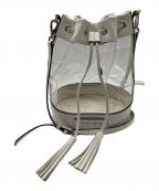 MIU MIUミュウミュウ）の古着「巾着 クリア バッグ」｜ホワイト