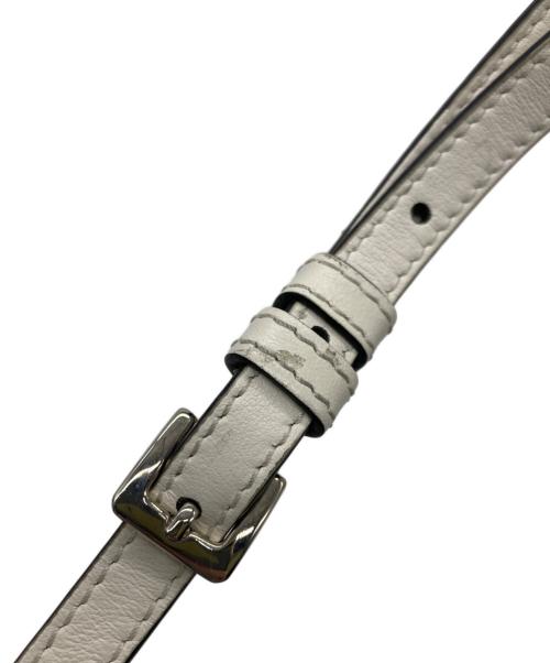 MIU MIU（ミュウミュウ）MIU MIU (ミュウミュウ) 巾着 クリア バッグ ホワイトの古着・服飾アイテム