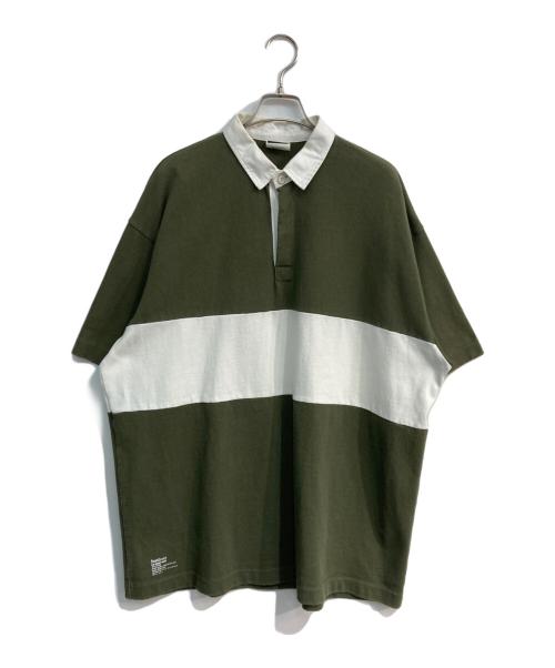 FreshService（フレッシュサービス）FreshService (フレッシュサービス) ラガーシャツ　FSW-21-CS-20 カーキ サイズ:Lの古着・服飾アイテム