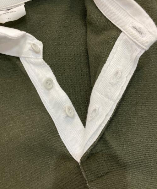 FreshService（フレッシュサービス）FreshService (フレッシュサービス) ラガーシャツ　FSW-21-CS-20 カーキ サイズ:Lの古着・服飾アイテム