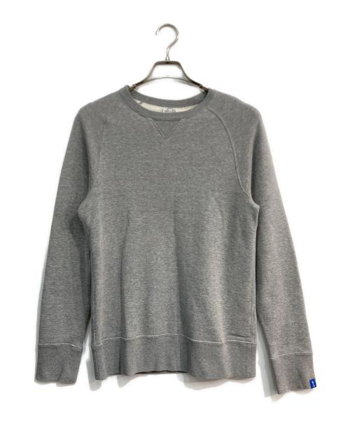 LOOPWHEELER（ループウィラー）LOOPWHEELER (ループウィラー) 前Vスウェット グレー サイズ:Sの古着・服飾アイテム