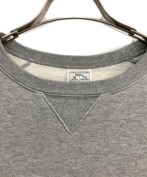 LOOPWHEELER（ループウィラー）LOOPWHEELER (ループウィラー) 前Vスウェット グレー サイズ:Sの古着・服飾アイテム