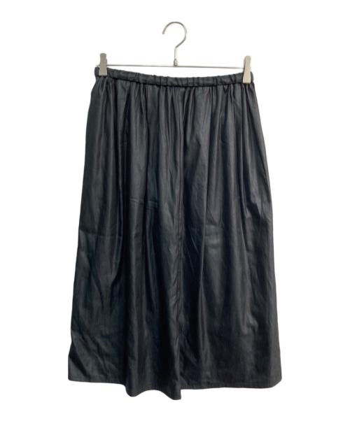 mizuiro-ind（ミズイロインド）mizuiro-ind (ミズイロインド) タックスカート ブラック サイズ:Free 未使用品の古着・服飾アイテム