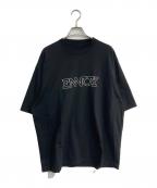 The Ennnoy Professionalザ エンノイ プロフェッショナル）の古着「Electric Logo EMB T-Shirt　SS24BRENCT01NTL」｜ブラック