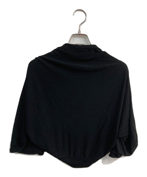 LIMI feu（リミフゥ）LIMI feu (リミフゥ) ドレープ変形カーディガン　LU-T51-240 ブラック サイズ:Sの古着・服飾アイテム