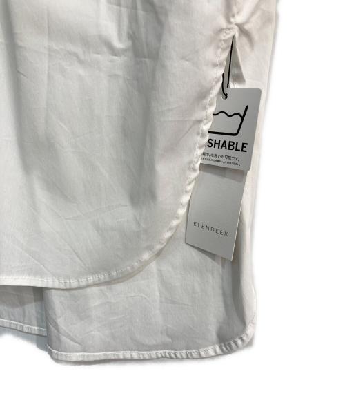 ELENDEEK（エレンディーク）ELENDEEK (エレンディーク) 2WAY ASYME COLLAR BL　512350401401 ホワイト サイズ:Freeの古着・服飾アイテム