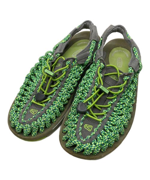KEEN（キーン）KEEN (キーン) ユニークサンダル グリーン サイズ:23.5cmの古着・服飾アイテム
