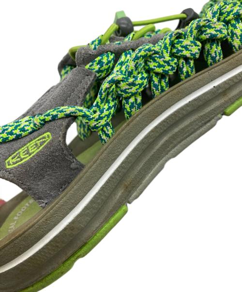 KEEN（キーン）KEEN (キーン) ユニークサンダル グリーン サイズ:23.5cmの古着・服飾アイテム