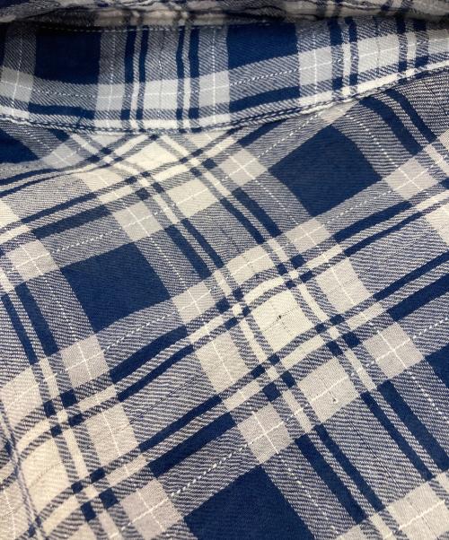 Snidel（スナイデル）Snidel (スナイデル) バリエシャツ　25SS　SWFB251173 ホワイト×ネイビー サイズ:1の古着・服飾アイテム