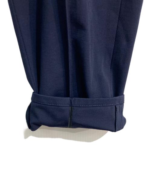 giab's ARCHIVIO（ジャブス アルキヴィオ）giab's ARCHIVIO (ジャブス アルキヴィオ) エアリーテクノコットン ノープリーツ リラックス パンツ ネイビー サイズ:46の古着・服飾アイテム