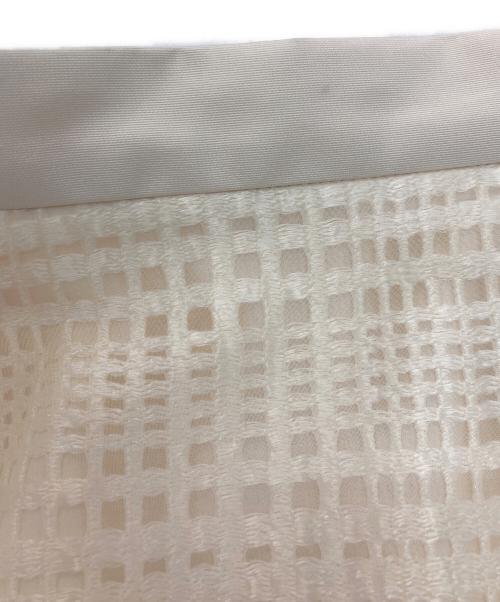 Diagram（ダイアグラム）Diagram (ダイアグラム) メッシュフリンジスカート　0323221199-00 アイボリー サイズ:36の古着・服飾アイテム