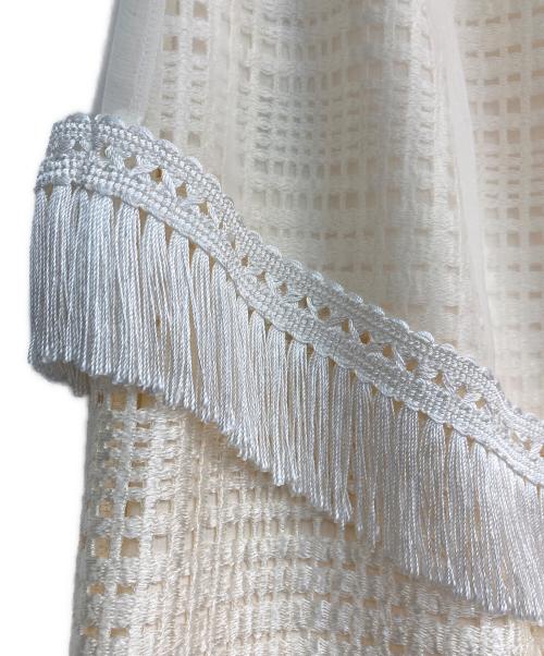 Diagram（ダイアグラム）Diagram (ダイアグラム) メッシュフリンジスカート　0323221199-00 アイボリー サイズ:36の古着・服飾アイテム