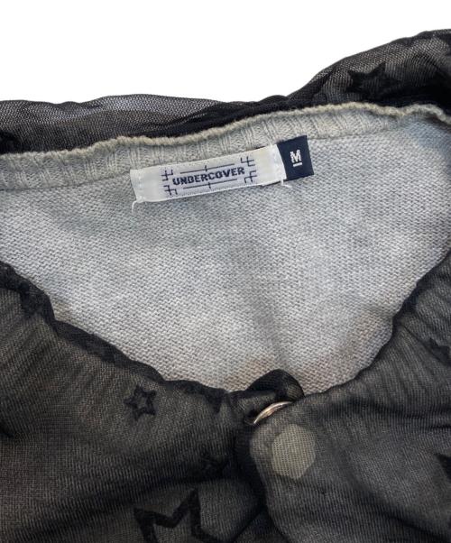 UNDERCOVER（アンダーカバー）UNDERCOVER (アンダーカバー) シースルカーディガン グレー サイズ:Mの古着・服飾アイテム