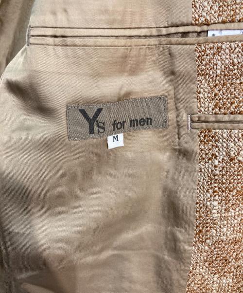 Y's for men（ワイズフォーメン）Y's for men (ワイズフォーメン) テーラードジャケット ベージュ サイズ:Mの古着・服飾アイテム